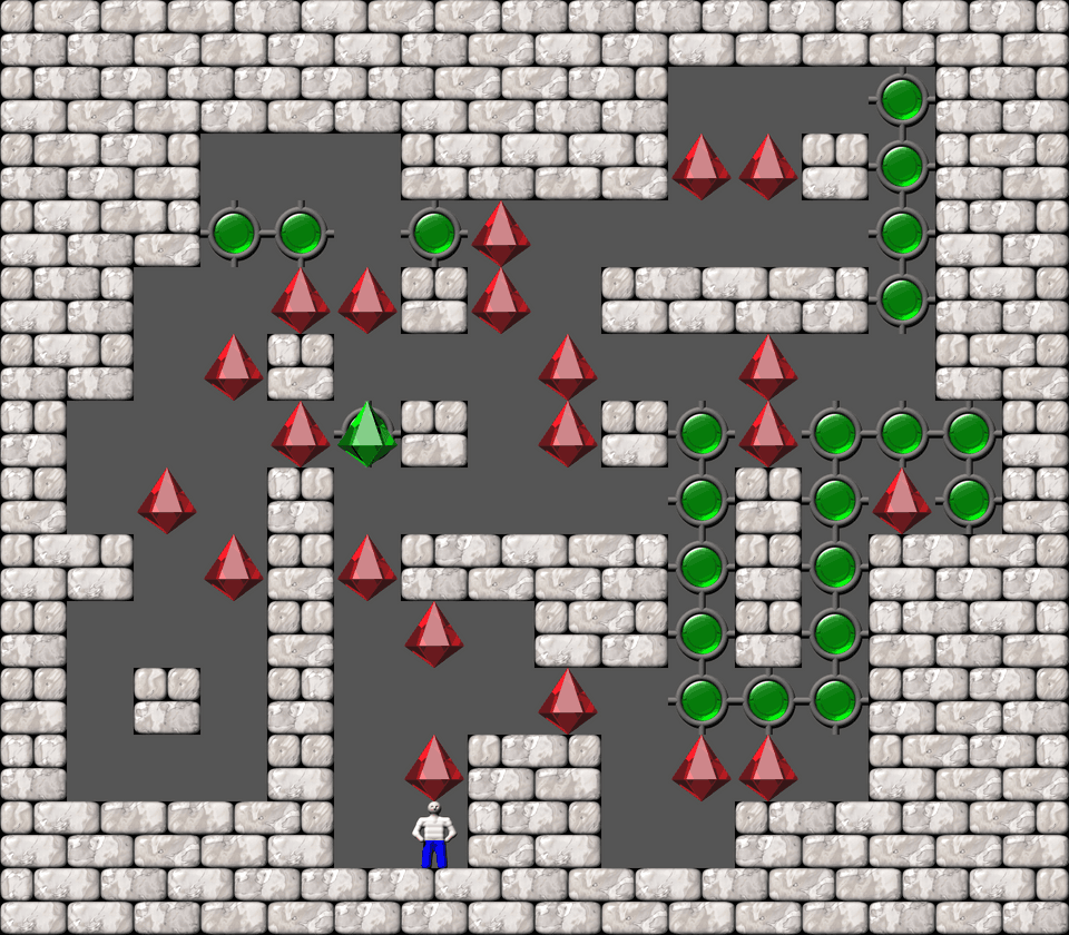 Сокобан More Bugs collections уровень 192